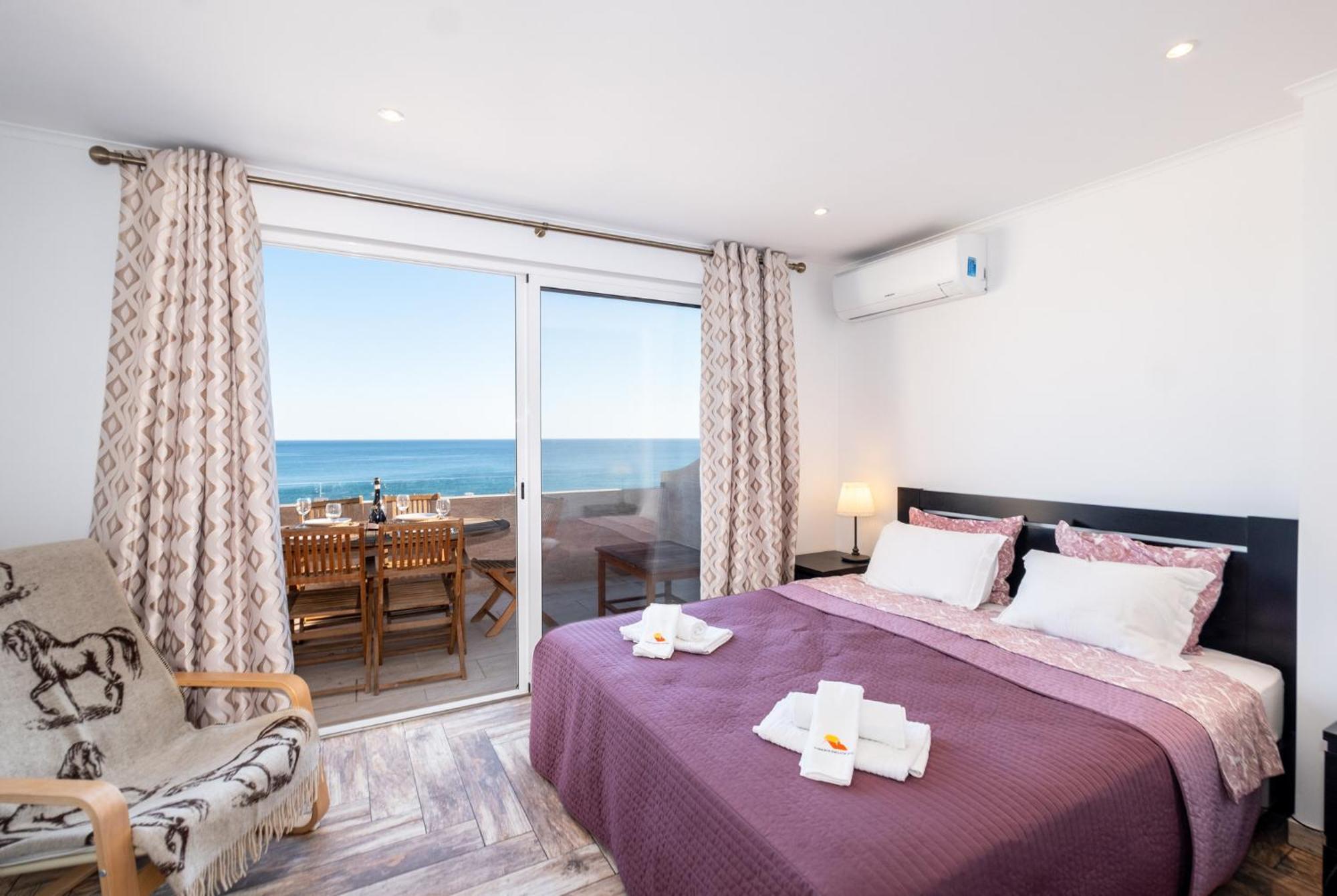 #017 Private Seaview With Ac, 200 Mts Beach Albufeira Exteriér fotografie